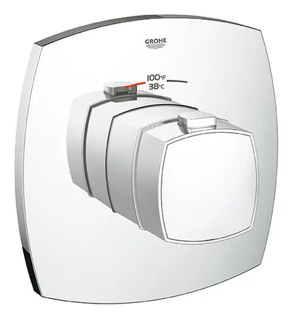 GROHE 19940000 Grandera Custom Shower Thermostatic Valve Trim - Chrome
