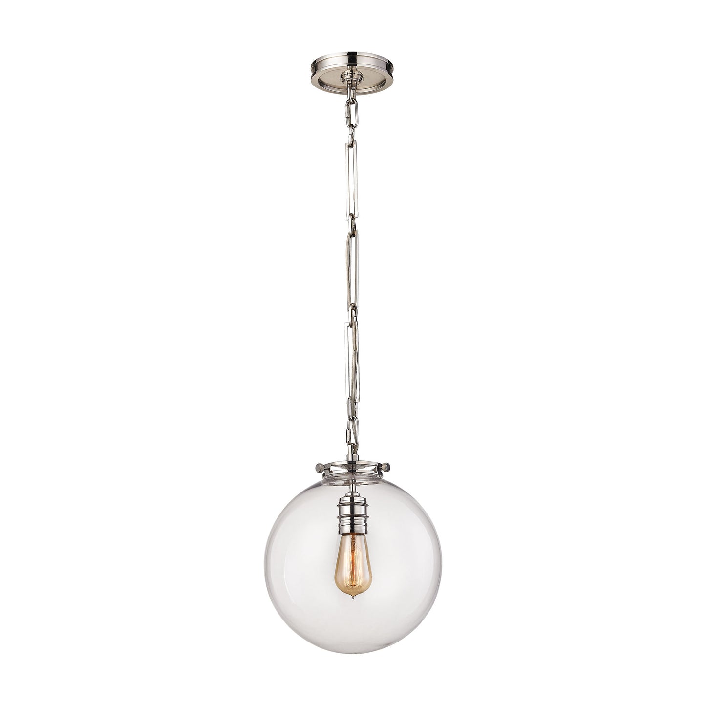 ELK SHOWROOM 16390/1 Gramercy 11'' Wide 1-Light Mini Pendant - Polished Nickel