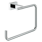 GROHE 40510001 Essentials Cube 8" Towel Ring - Chrome