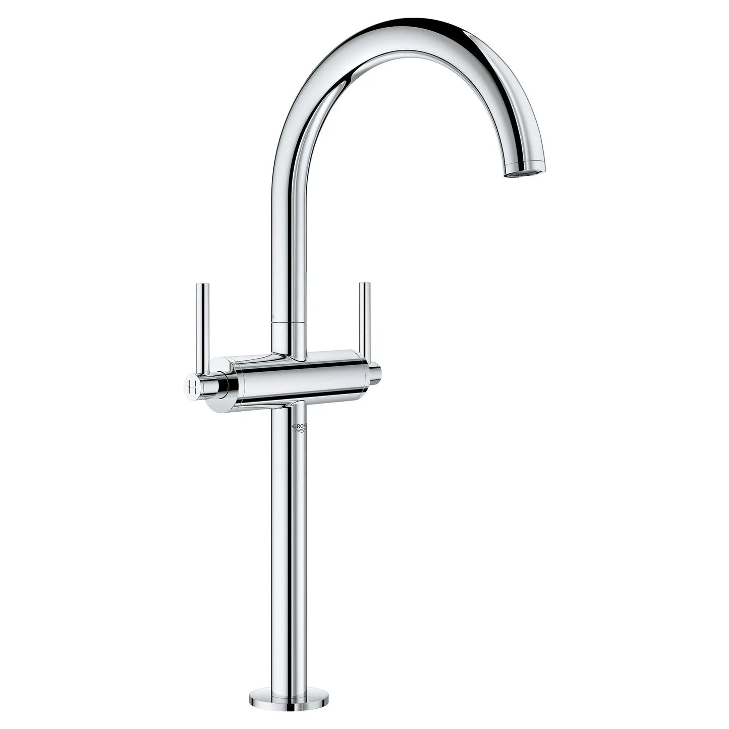 GROHE 21046003 Atrio New Single Hole Two-Handle Deck Mount Vessel Sink Faucet 1.2 GPM - Chrome