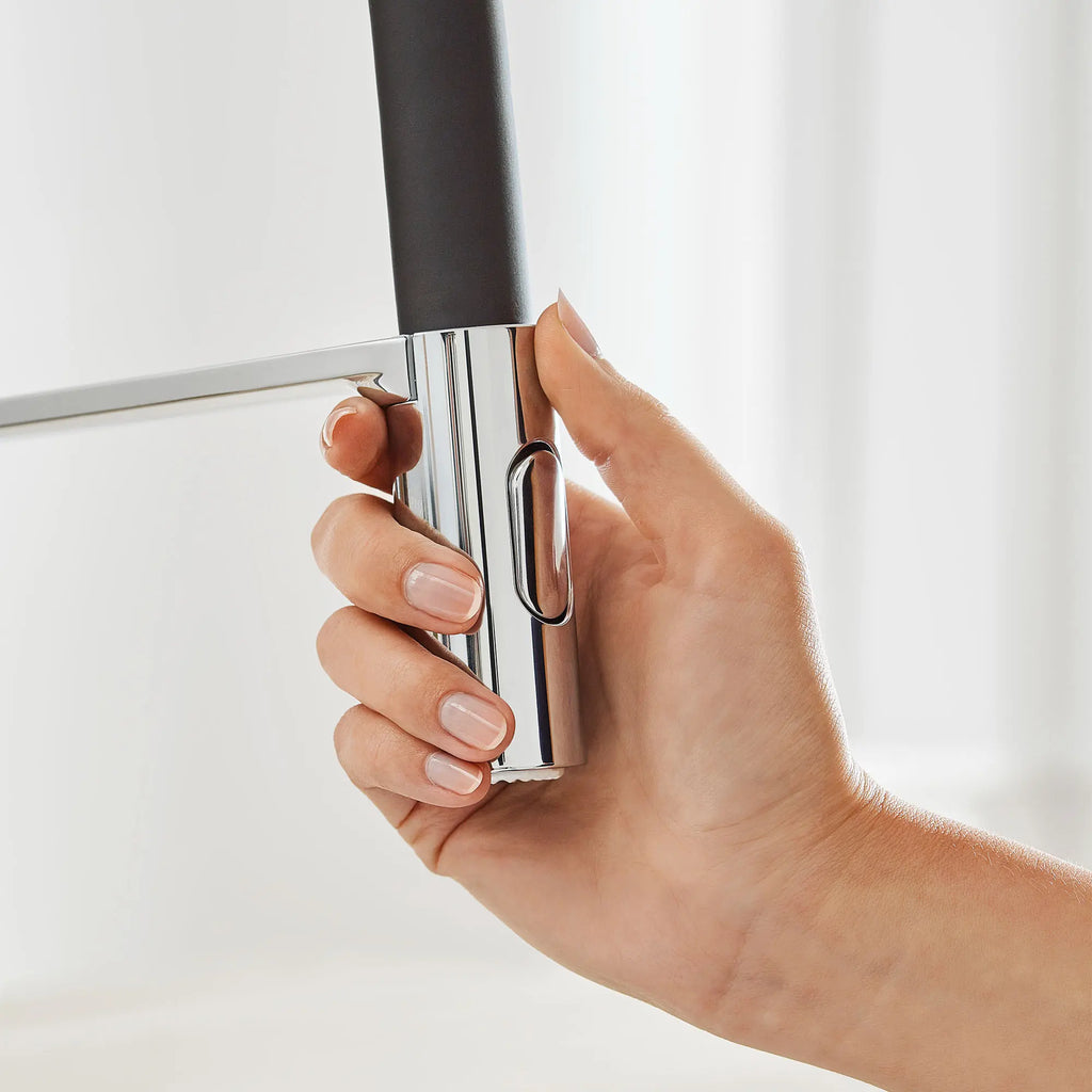 GROHE 31492000 Concetto Single-Handle Semi-Pro Dual Spray Kitchen Faucet 1.75 GPM - Chrome