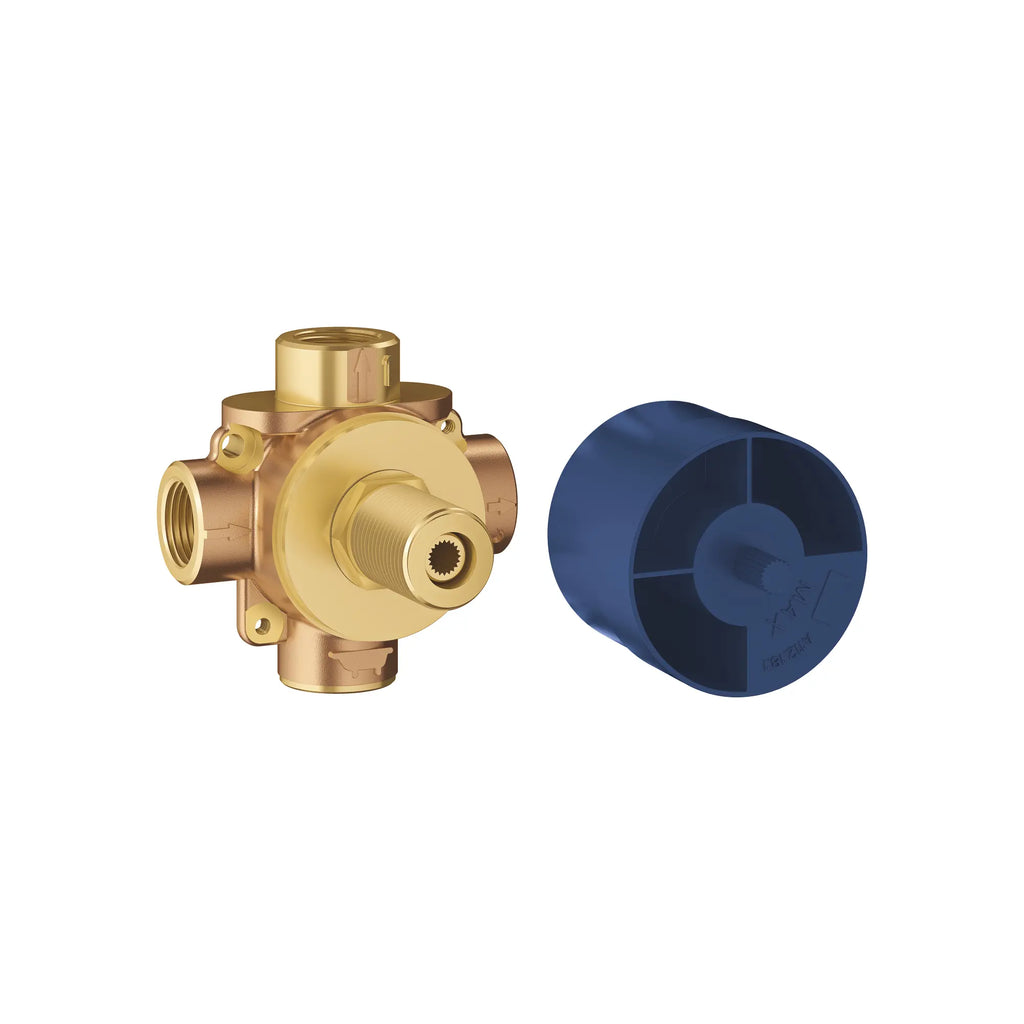 GROHE 29903000 Non Rapido 3-Way Diverter Rough-In Valve (Shared Functions)