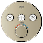 GROHE 29138EN0 Grohtherm Triple Function Thermostatic Valve Trim - Brushed Nickel