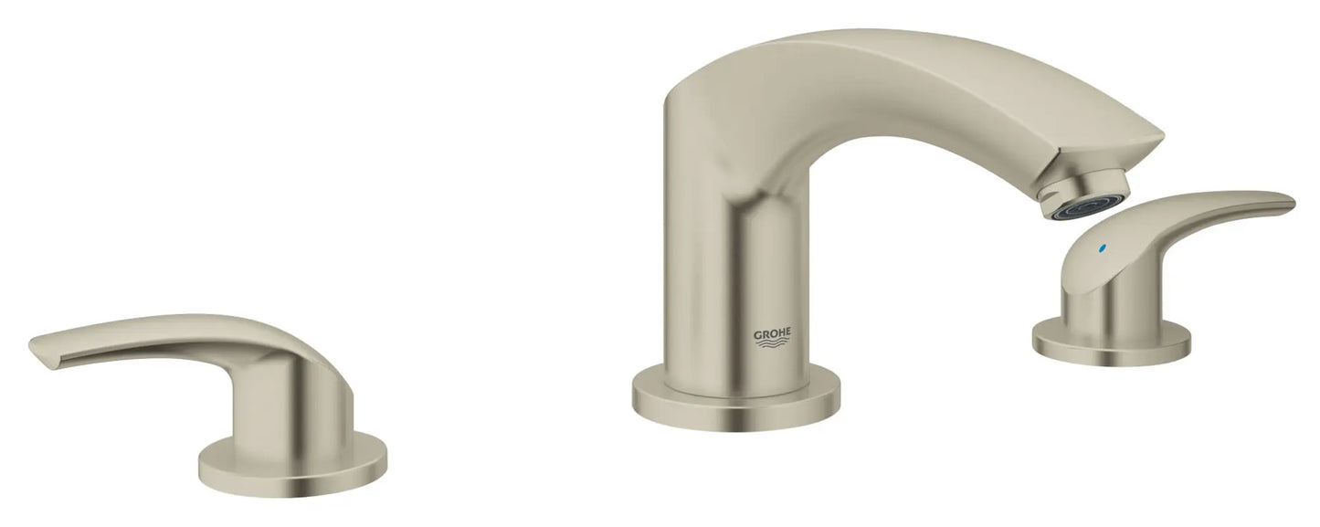 GROHE 25168EN2 Eurosmart 3-Hole 2-Handle Deck Mount Roman Tub Faucet - Brushed Nickel