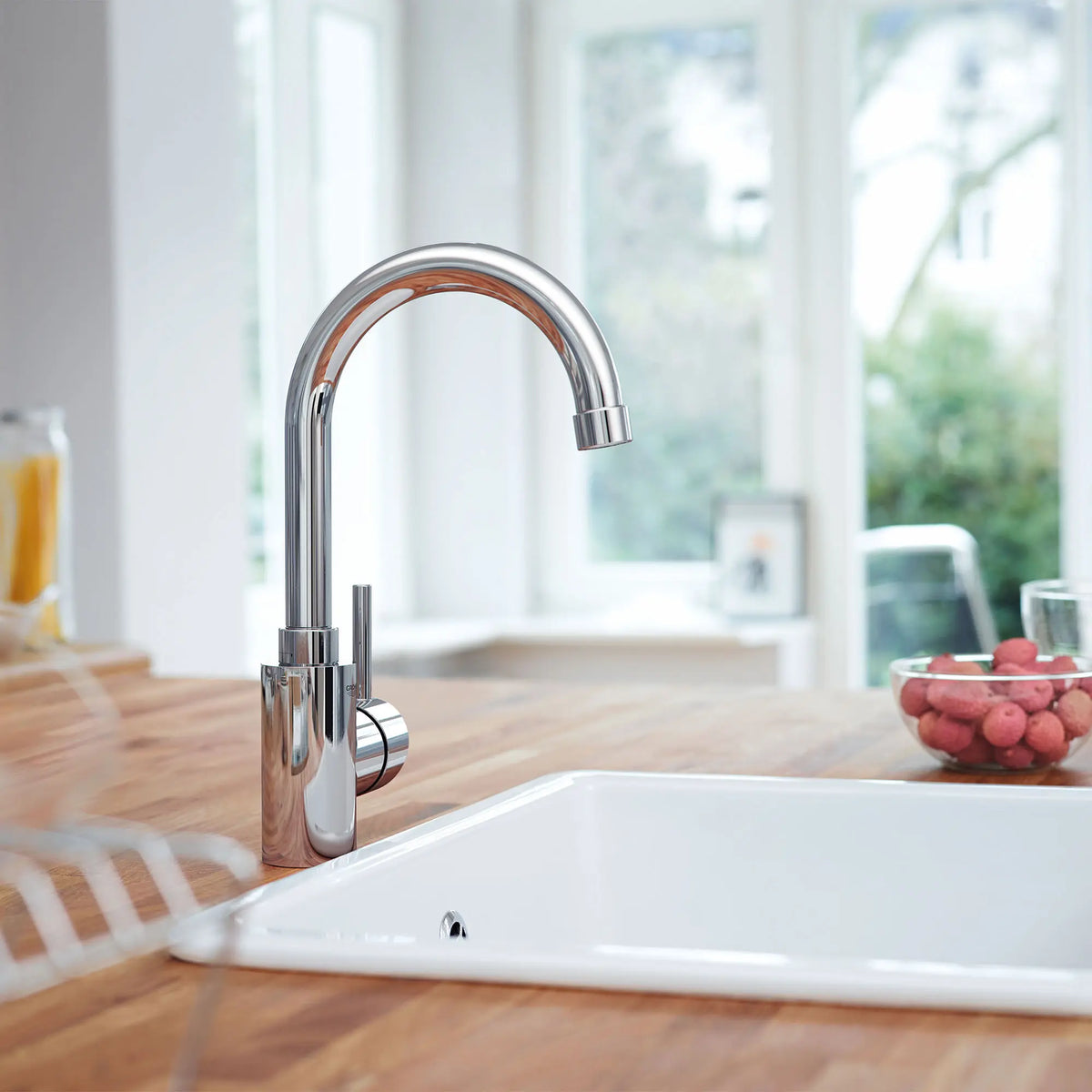 GROHE 31518000 Concetto Single-Handle Pull Down Dual Spray Bar Faucet 5.7 L/min (1.5 gpm) - Chrome