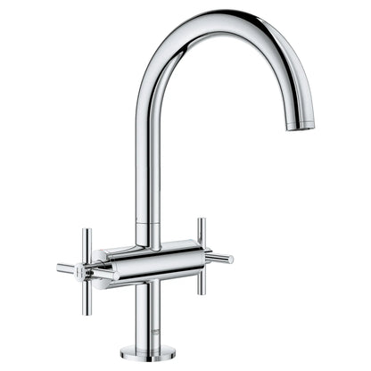 GROHE 21027003 Atrio New Single Hole Two-Handle L-Size Bathroom Faucet 1.2 GPM - Chrome