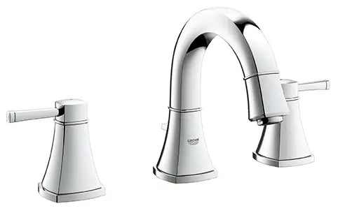 GROHE 2041800A Grandera 8-inch Widespread 2-Handle S-Size Bathroom Faucet 1.2 GPM - Chrome