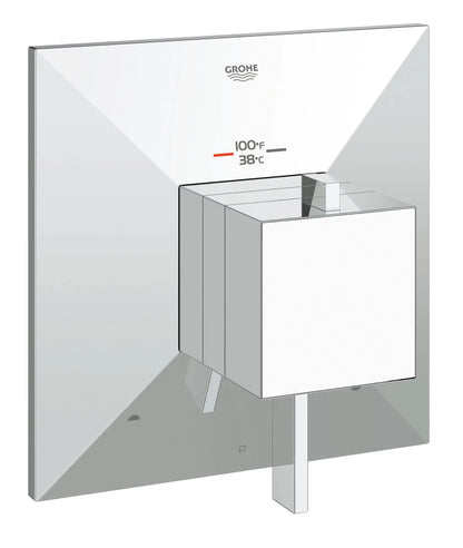 GROHE 19794000 Allure Brilliant Dual Function Thermostatic Valve Trim - Chrome