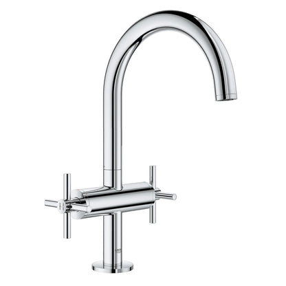 GROHE 21027003 Atrio New Single Hole Two-Handle L-Size Bathroom Faucet 1.2 GPM - Chrome