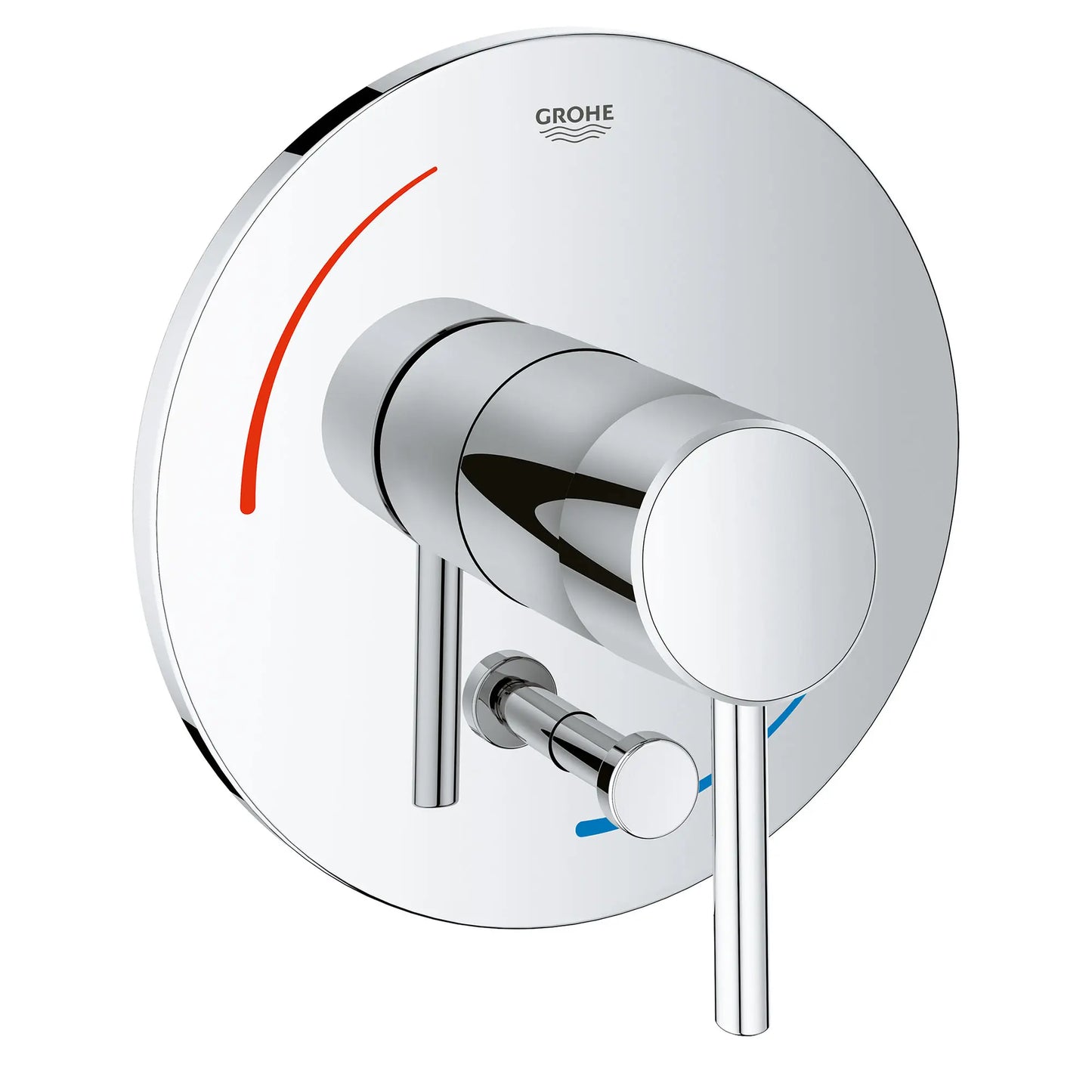 GROHE 29102001 Concetto Pressure Balance Valve Trim with Diverter - Chrome
