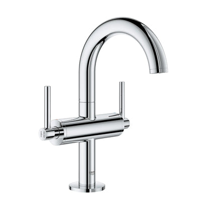 GROHE 21031003 Atrio New Single Hole Two-Handle M-Size Bathroom Faucet 1.2 GPM - Chrome