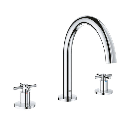 GROHE 25048003 Atrio New 3-Hole 2-Handle Deck Mount Roman Tub Faucet - Chrome