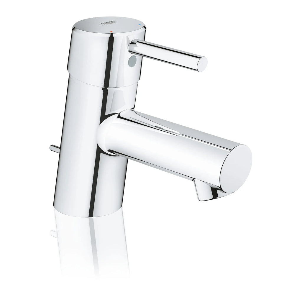 GROHE 34702001 Concetto Single Hole Single-Handle XS-Size Bathroom Faucet, 1.2 GPM - Chrome