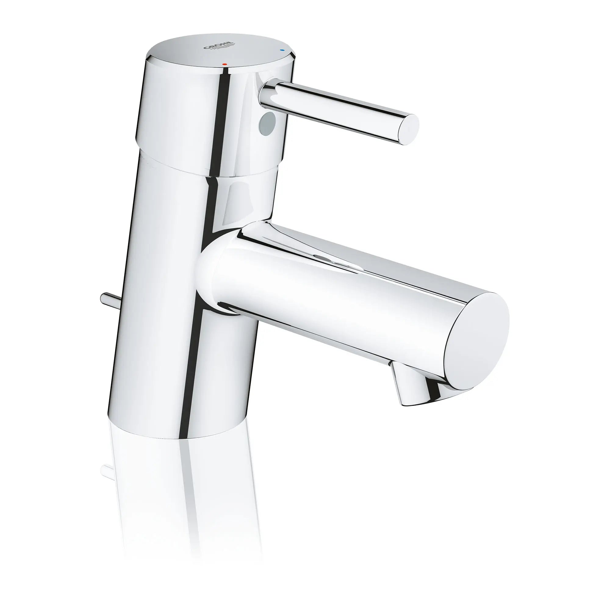 GROHE 34702001 Concetto Single Hole Single-Handle XS-Size Bathroom Faucet, 1.2 GPM - Chrome