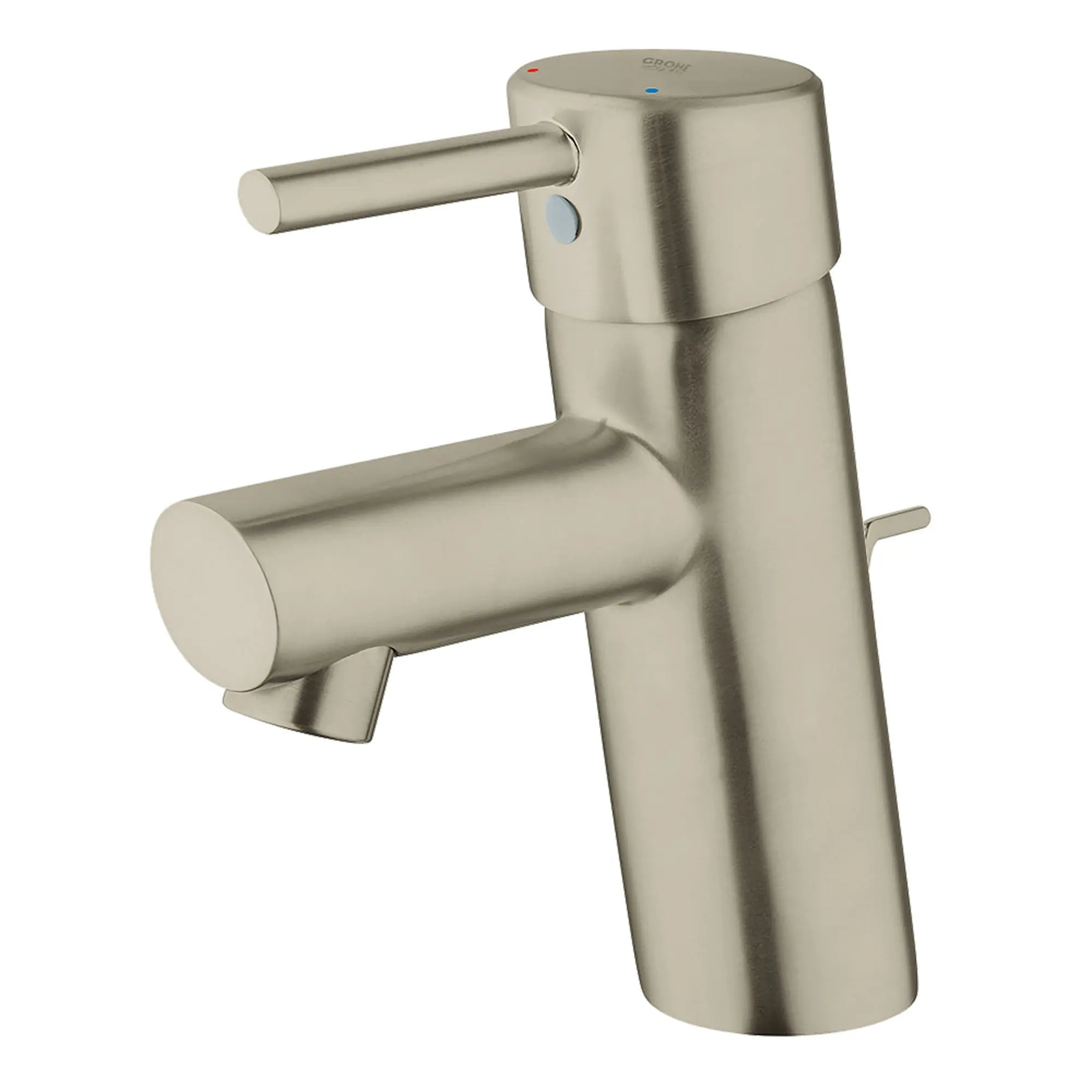GROHE 34270ENA Concetto Single Hole Single-Handle S-Size Bathroom Faucet, 1.2 GPM - Brushed Nickel