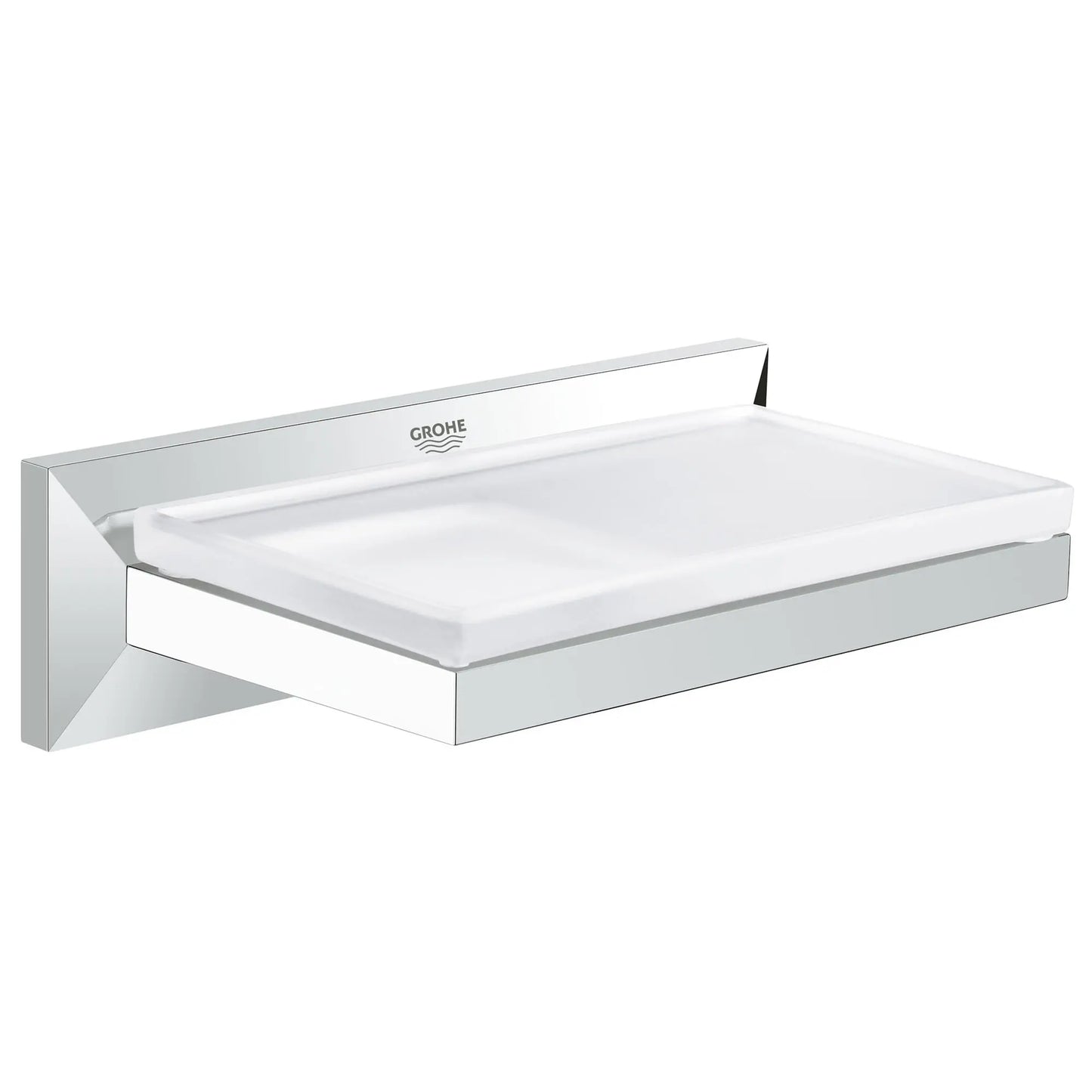 GROHE 40504000 Allure Brilliant Soap Dish with Shelf - Chrome