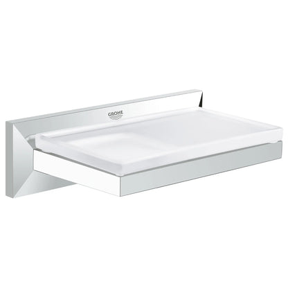 GROHE 40504000 Allure Brilliant Soap Dish with Shelf - Chrome