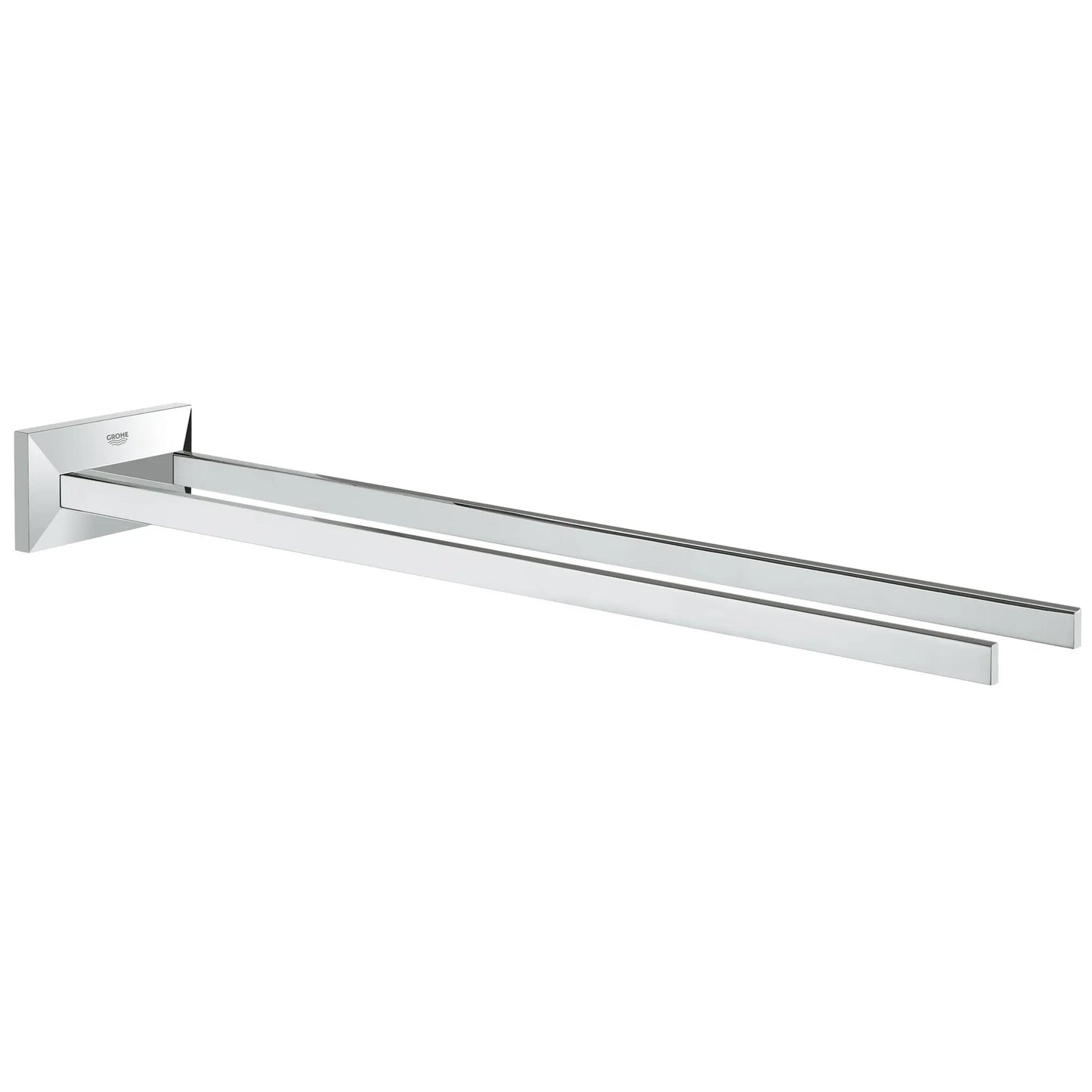 GROHE 40496000 Allure Brilliant 17" Two-Arm Towel Bar - Chrome