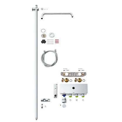 GROHE 26512000 Euphoria Thermostatic Tub/Shower System - Chrome