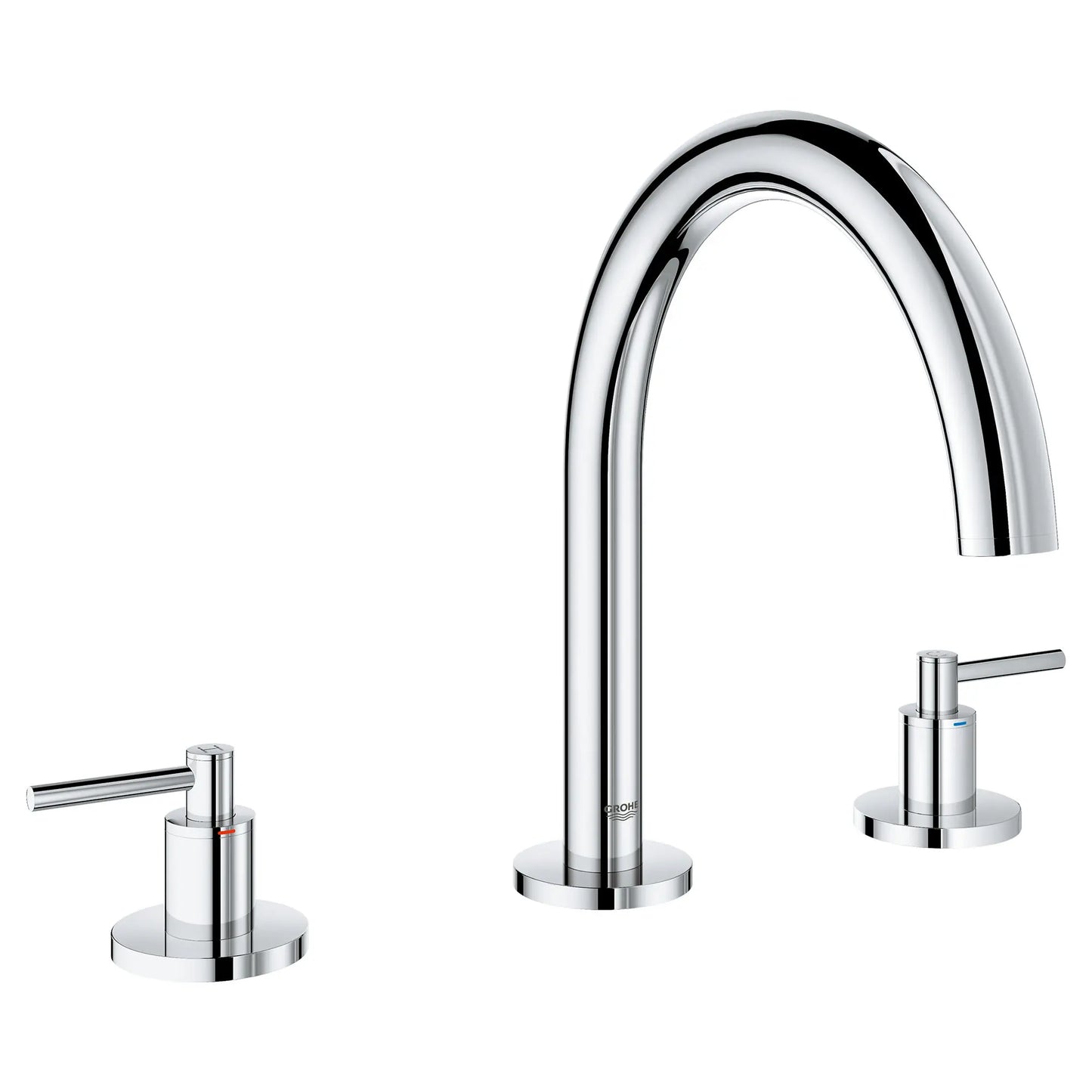 GROHE 25048003 Atrio New 3-Hole 2-Handle Deck Mount Roman Tub Faucet - Chrome