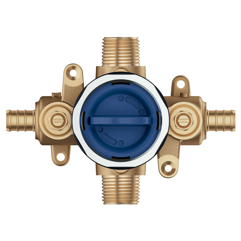 GROHE 35111000 Grohsafe Pressure Balance Rough-In Valve 1/2" PEX Crimp (ASTM F1960) Inlets
