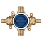 GROHE 35111000 Grohsafe Pressure Balance Rough-In Valve 1/2" PEX Crimp (ASTM F1960) Inlets