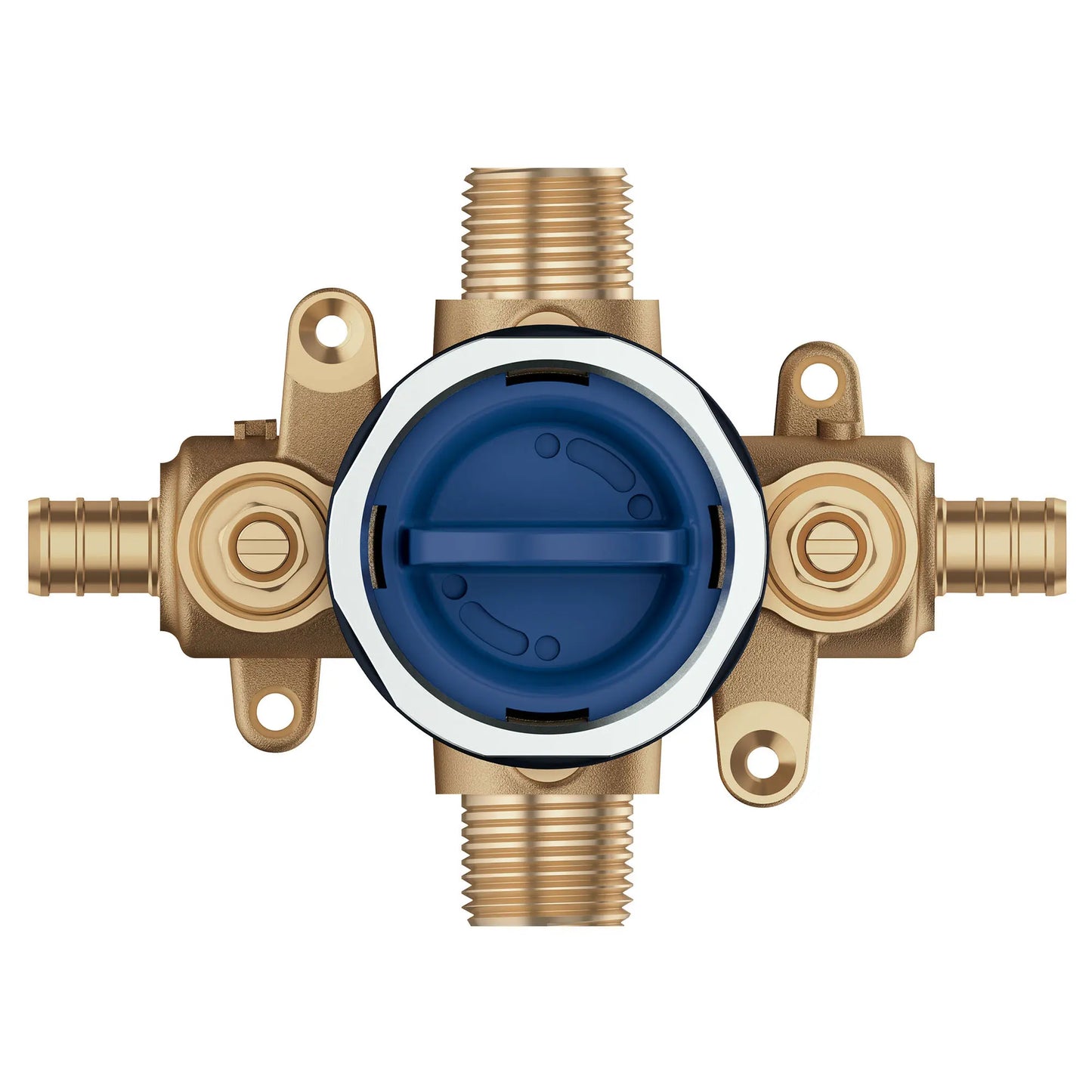 GROHE 35111000 Grohsafe Pressure Balance Rough-In Valve 1/2" PEX Crimp (ASTM F1960) Inlets
