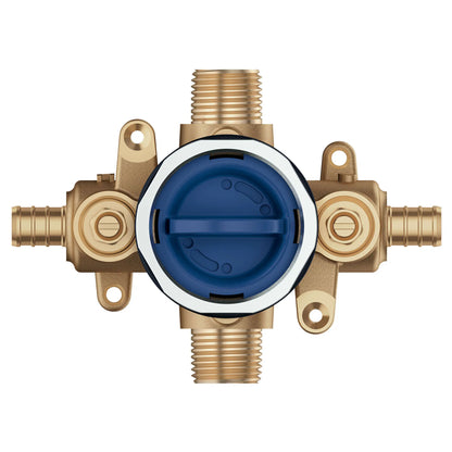 GROHE 35111000 Grohsafe Pressure Balance Rough-In Valve 1/2" PEX Crimp (ASTM F1960) Inlets