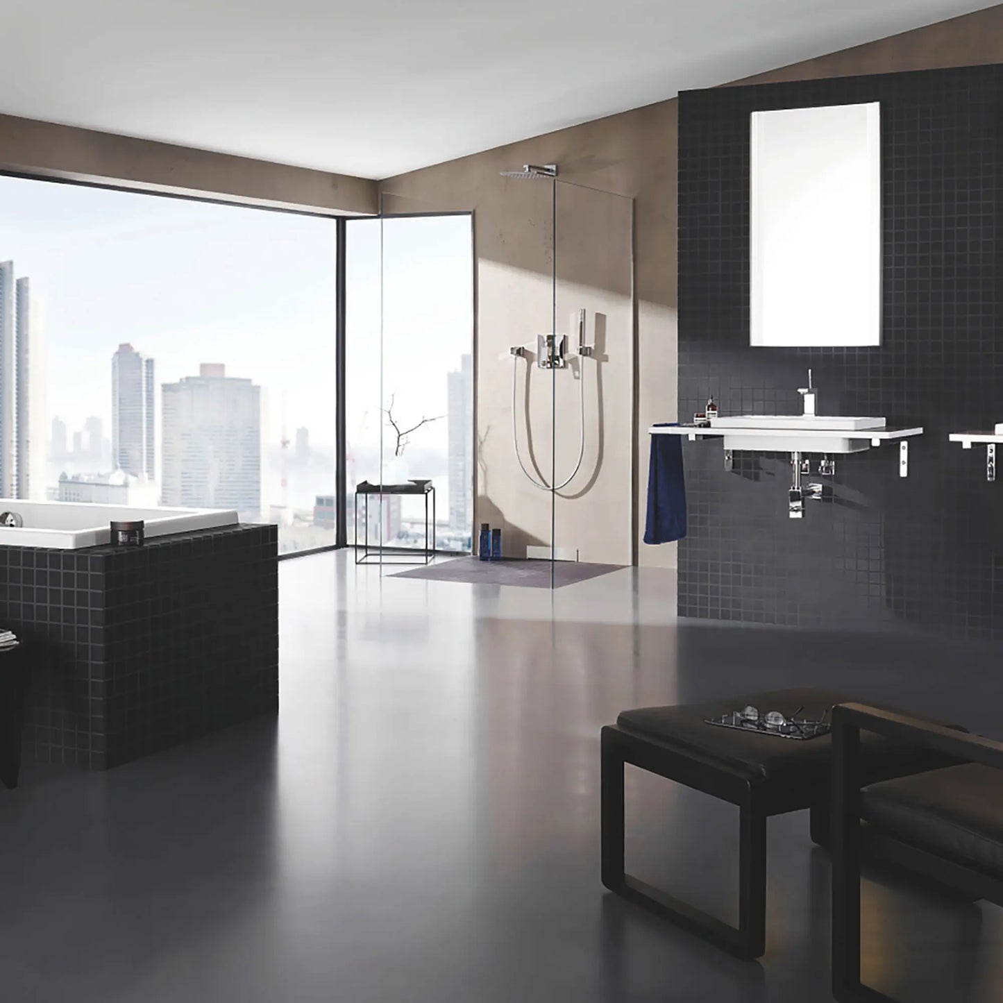 GROHE 27705000 Euphoria Shower Head - 1 Spray, 2.5 gpm - Chrome