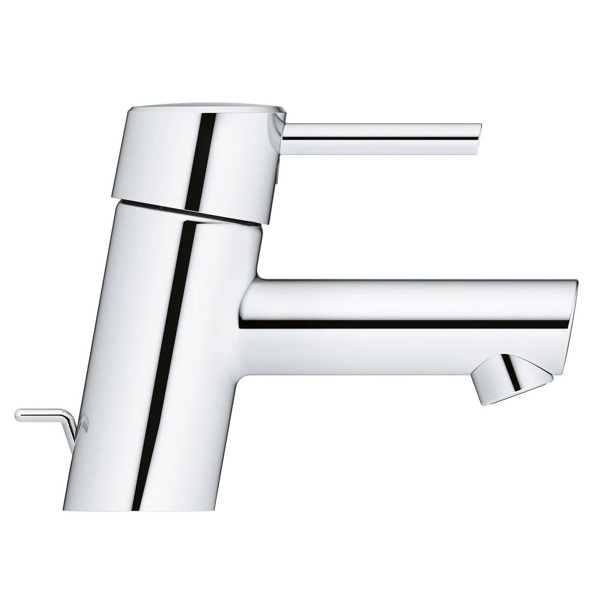 GROHE 34702001 Concetto Single Hole Single-Handle XS-Size Bathroom Faucet, 1.2 GPM - Chrome
