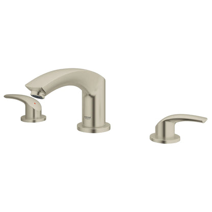 GROHE 25168EN2 Eurosmart 3-Hole 2-Handle Deck Mount Roman Tub Faucet - Brushed Nickel