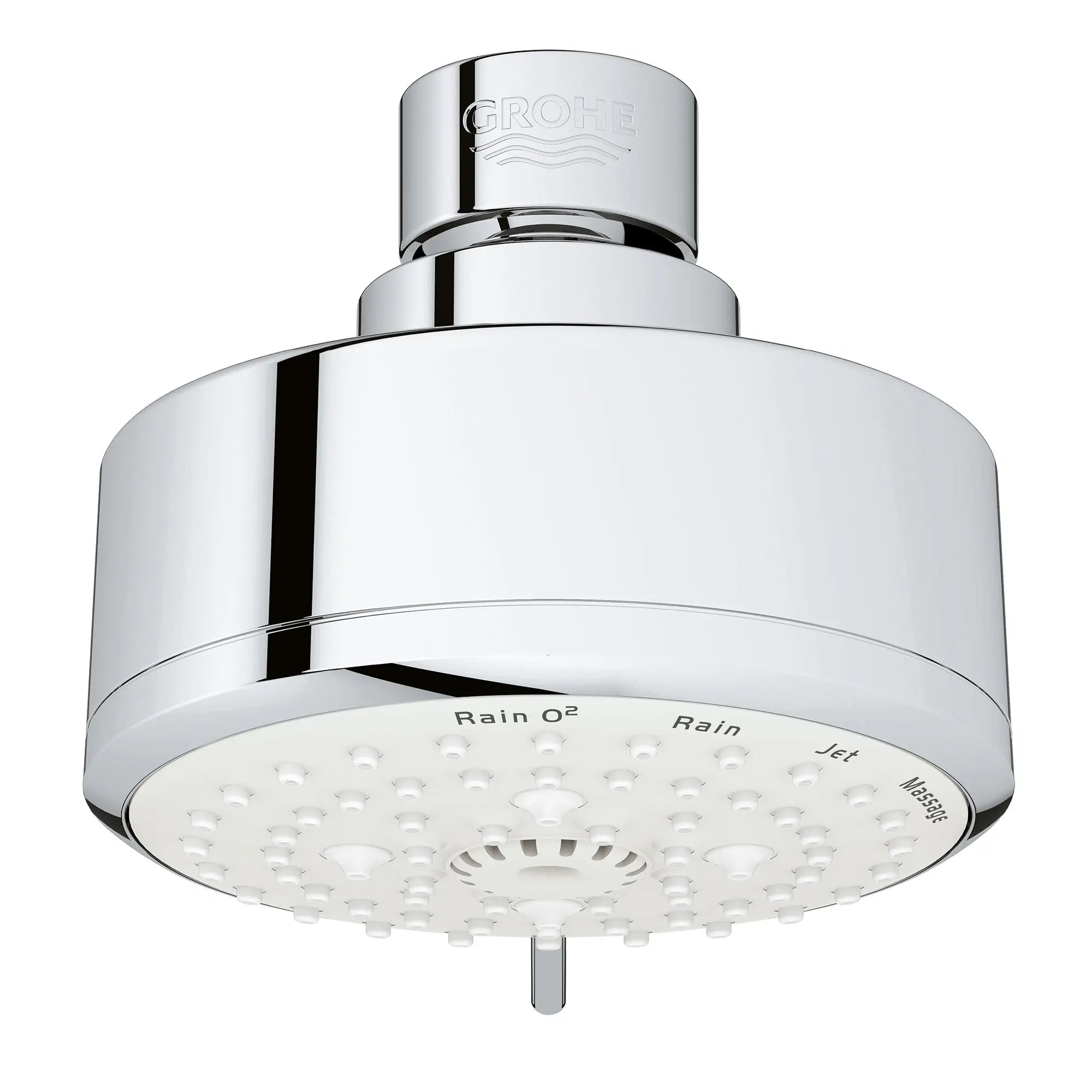 GROHE 26043001 Tempesta 100 Shower Head, 4" - 4 Sprays, 1.75 gpm - Chrome