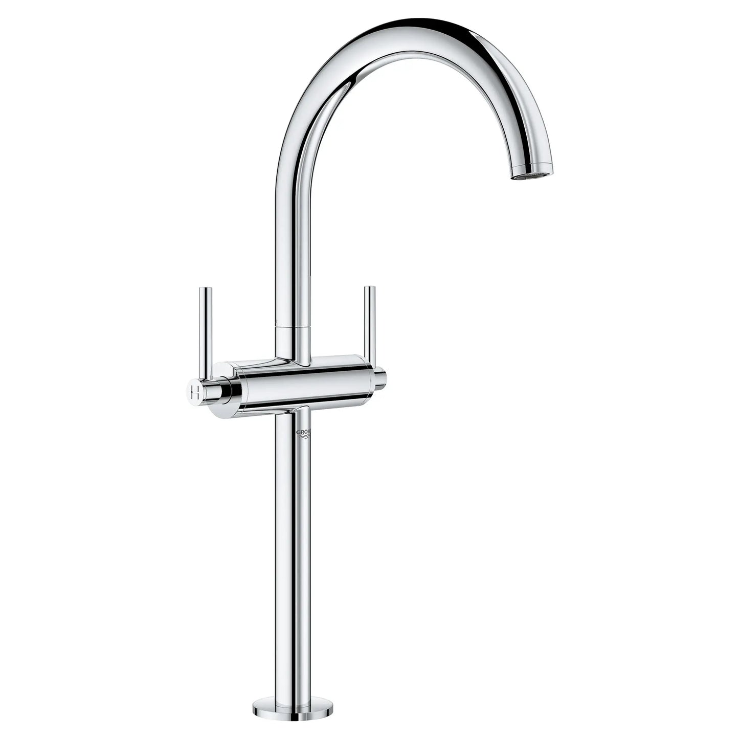 GROHE 21046003 Atrio New Single Hole Two-Handle Deck Mount Vessel Sink Faucet 1.2 GPM - Chrome