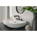 GROHE 205722431 Concetto 8-inch Widespread 2-Handle S-Size Bathroom Faucet, 1.2 GPM - Matte Black
