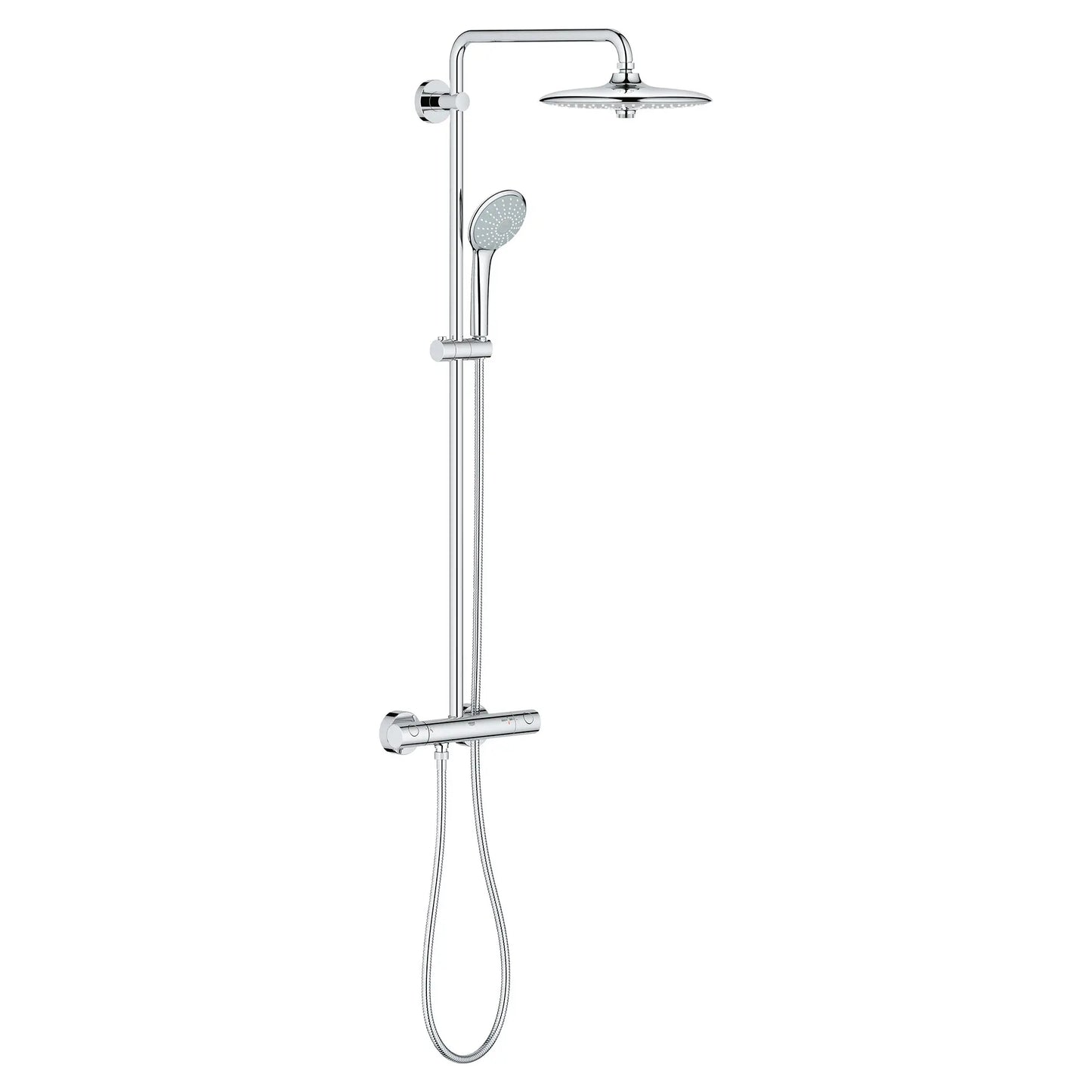 GROHE 26128001 Euphoria Thermostatic Shower System, 2.5 gpm - Chrome