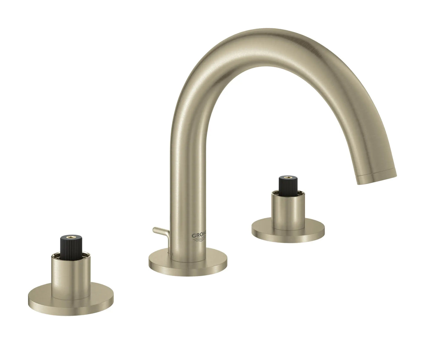GROHE 20072EN3 Atrio New 8-inch Widespread 2-Handle S-Size Bathroom Faucet 1.2 GPM - Brushed Nickel