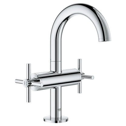 GROHE 21031003 Atrio New Single Hole Two-Handle M-Size Bathroom Faucet 1.2 GPM - Chrome