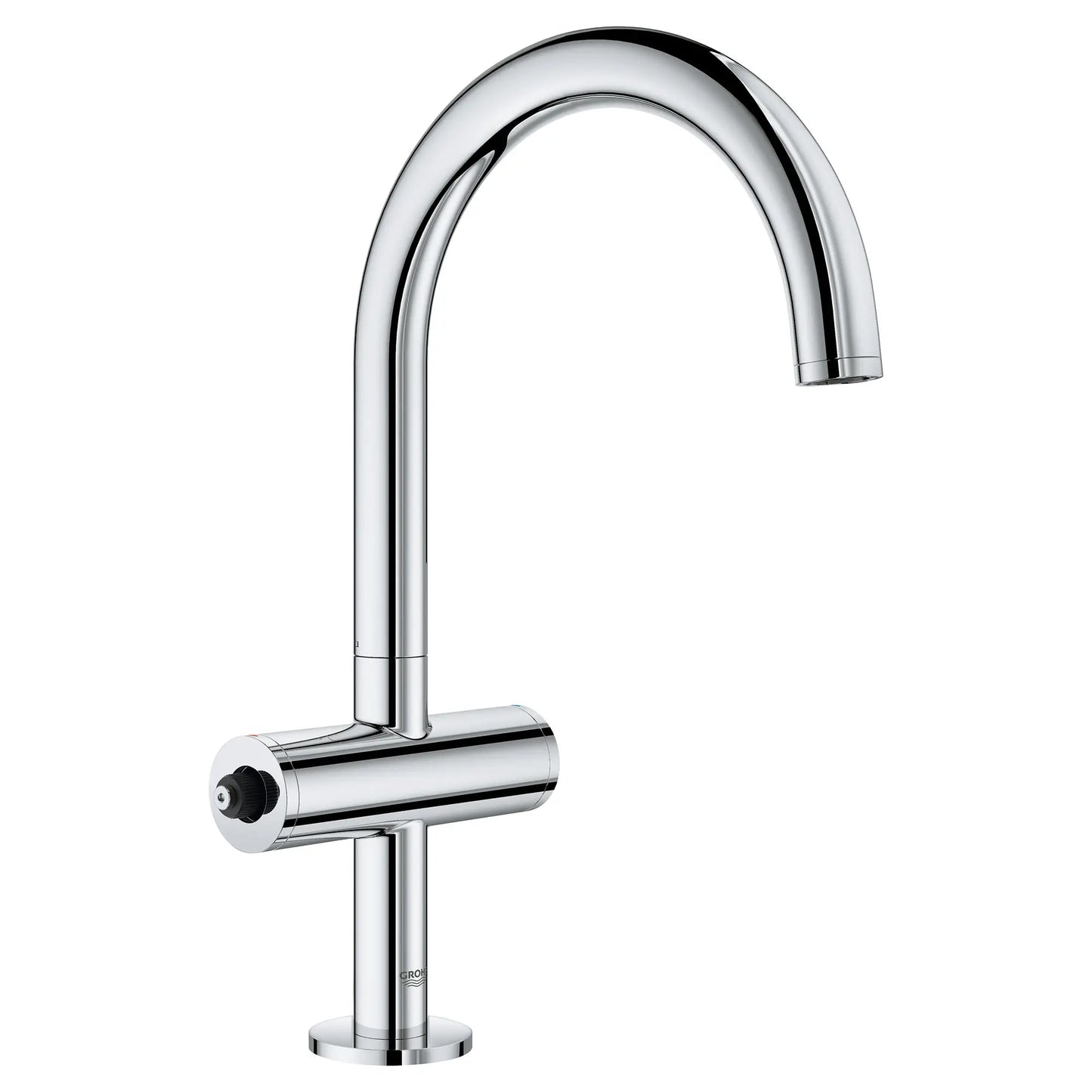 GROHE 21027003 Atrio New Single Hole Two-Handle L-Size Bathroom Faucet 1.2 GPM - Chrome