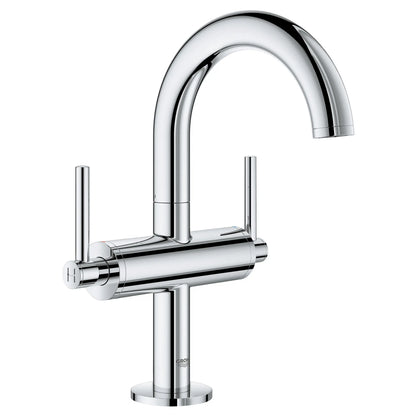 GROHE 21031003 Atrio New Single Hole Two-Handle M-Size Bathroom Faucet 1.2 GPM - Chrome