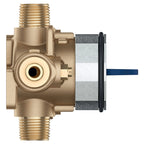 GROHE 35111000 Grohsafe Pressure Balance Rough-In Valve 1/2" PEX Crimp (ASTM F1960) Inlets