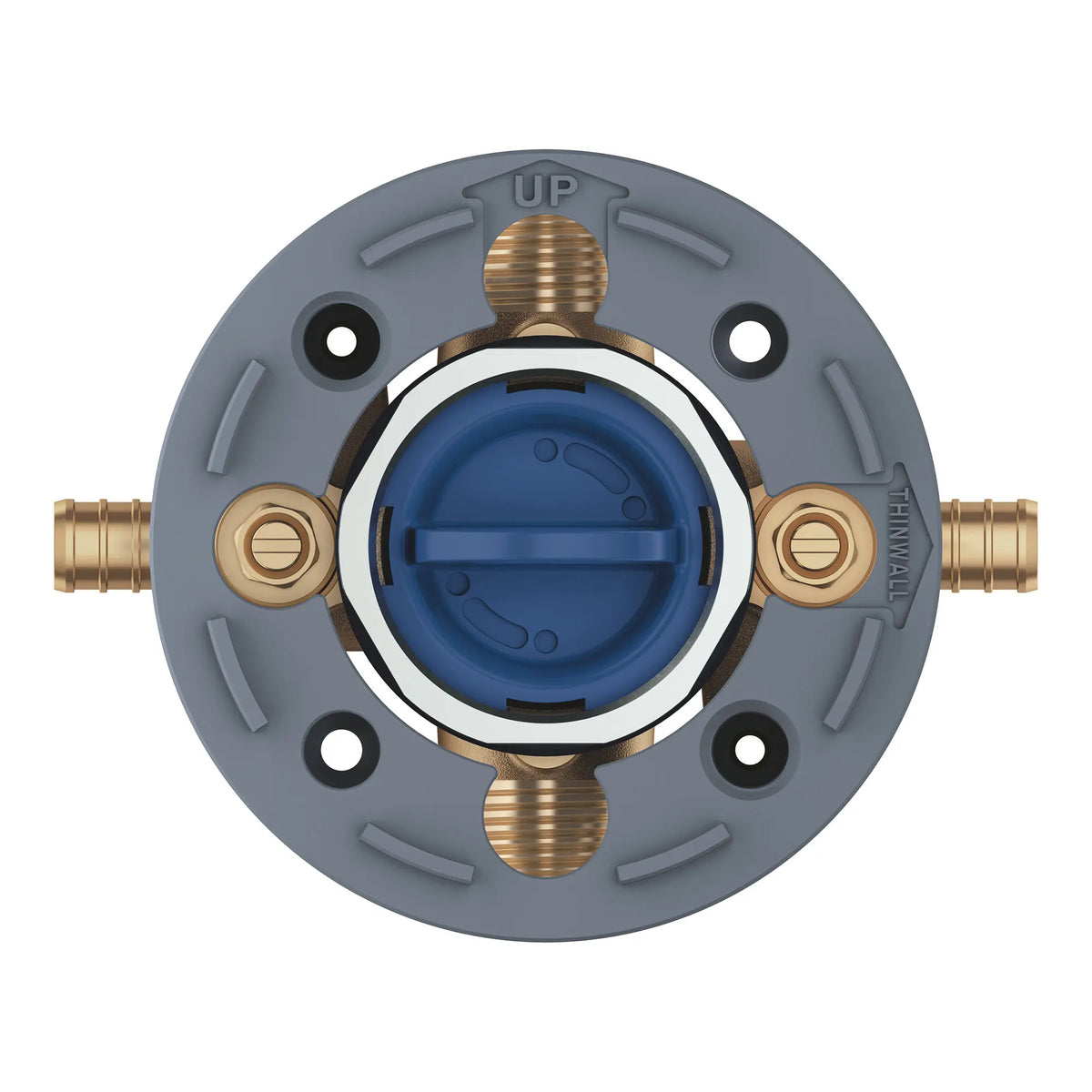 GROHE 35111000 Grohsafe Pressure Balance Rough-In Valve 1/2" PEX Crimp (ASTM F1960) Inlets