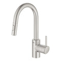 GROHE 31479DC1 Concetto Single-Handle Pull Down Prep Faucet 1.75 GPM - Supersteel