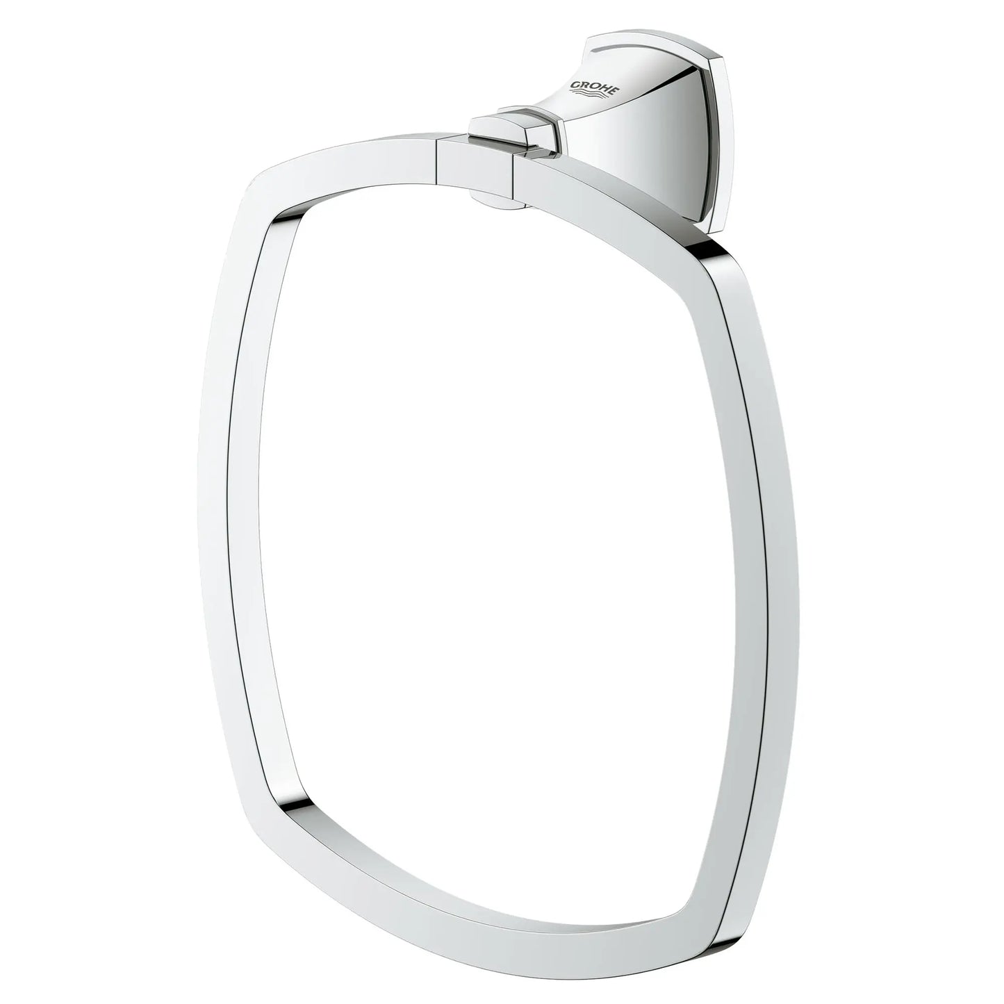 GROHE 40630000 Grandera 8" Towel Ring - Chrome