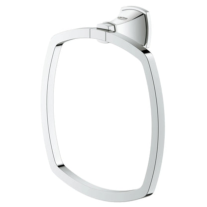 GROHE 40630000 Grandera 8" Towel Ring - Chrome