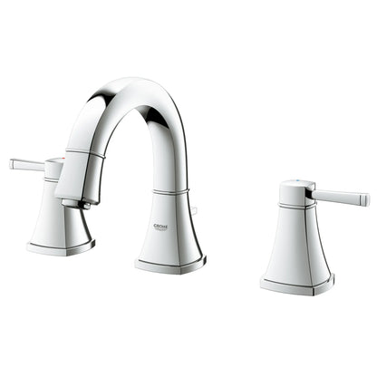 GROHE 2041800A Grandera 8-inch Widespread 2-Handle S-Size Bathroom Faucet 1.2 GPM - Chrome
