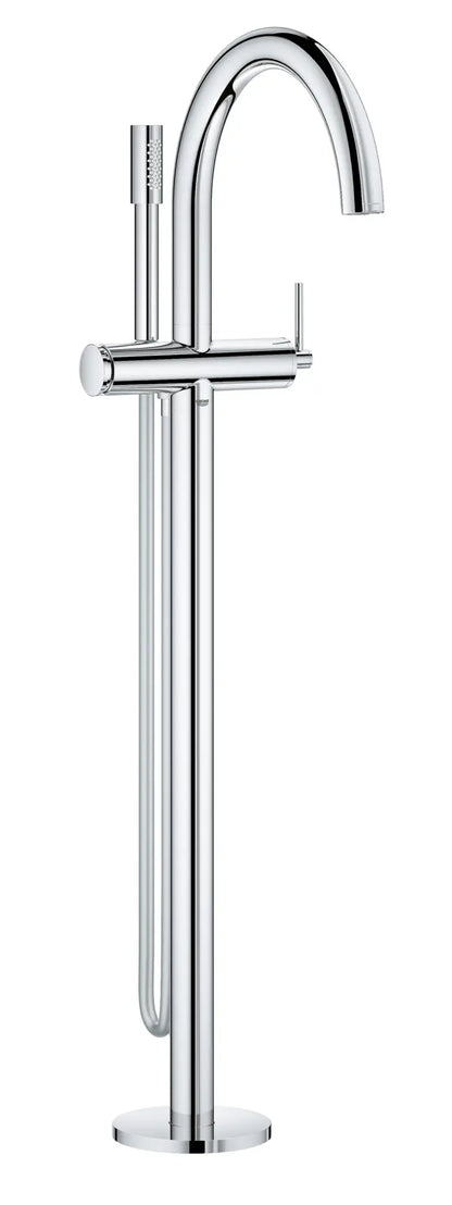 GROHE 32653003 Atrio New Single-Handle Freestanding Tub Faucet with 1.75 GPM Hand Shower - Chrome