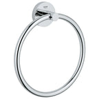 GROHE 40365001 Essentials 8" Towel Ring - Chrome