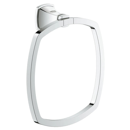 GROHE 40630000 Grandera 8" Towel Ring - Chrome