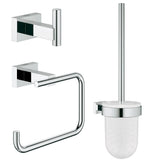 GROHE 40757001 Essentials Cube 3-in-1 Accessory Set - Chrome