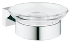GROHE 40754001 Essentials Cube Soap Dish with Holder - Chrome